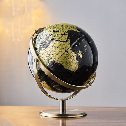 Rotating Globe With Bracket For Home Decoration