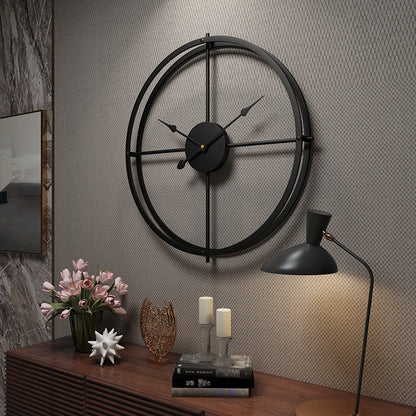 Living Room Metal Clock Study Decoration Clock