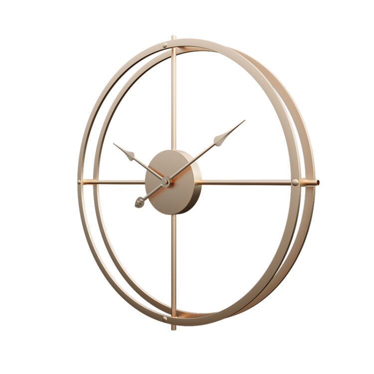 Living Room Metal Clock Study Decoration Clock