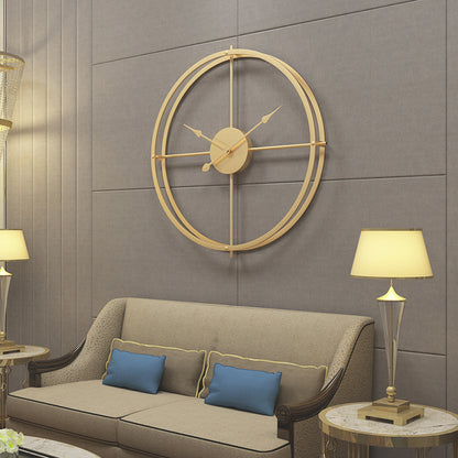 Living Room Metal Clock Study Decoration Clock