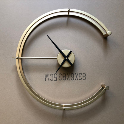 Living Room Metal Clock Study Decoration Clock