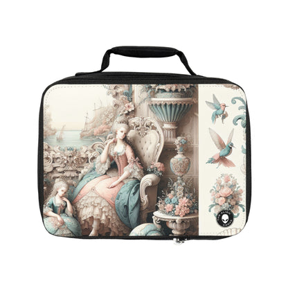 "Enchantement dans les jardins pastel : Rococo Fairy Princess" - Le sac à lunch Alien Rococo