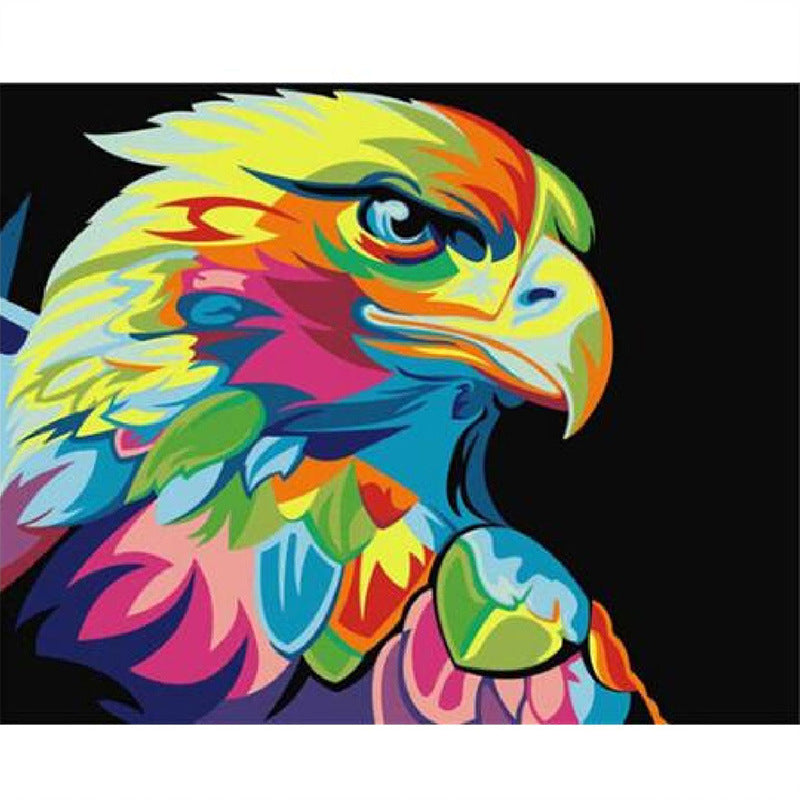 Frameless Colorful Animals Abstract Painting Diy Digital Paintng By Numbers Modern Wall Art Picture For Home Wall Artwork