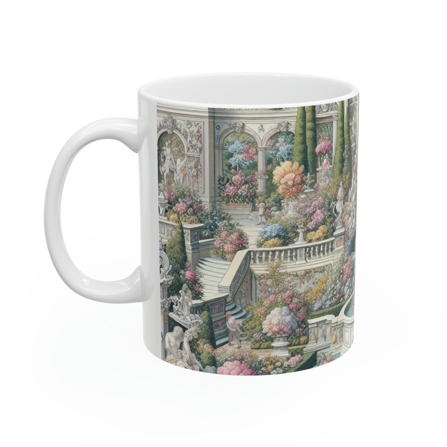 "Garden Elegance: A Rococo Affair" - La tasse en céramique Alien 11oz Rococo