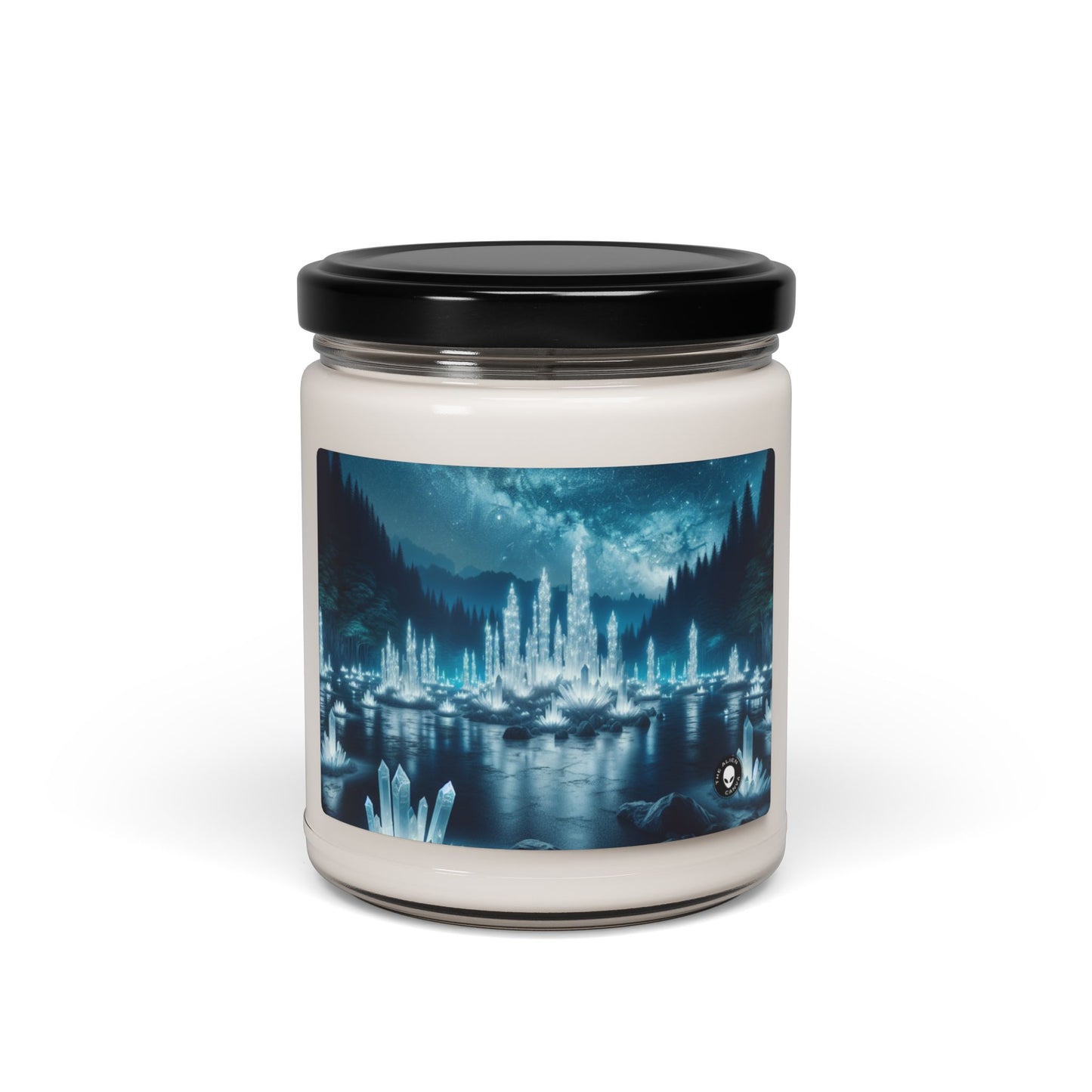 "Crystal Grove: Starlit Reflections" - The Alien Scented Soy Candle 9oz