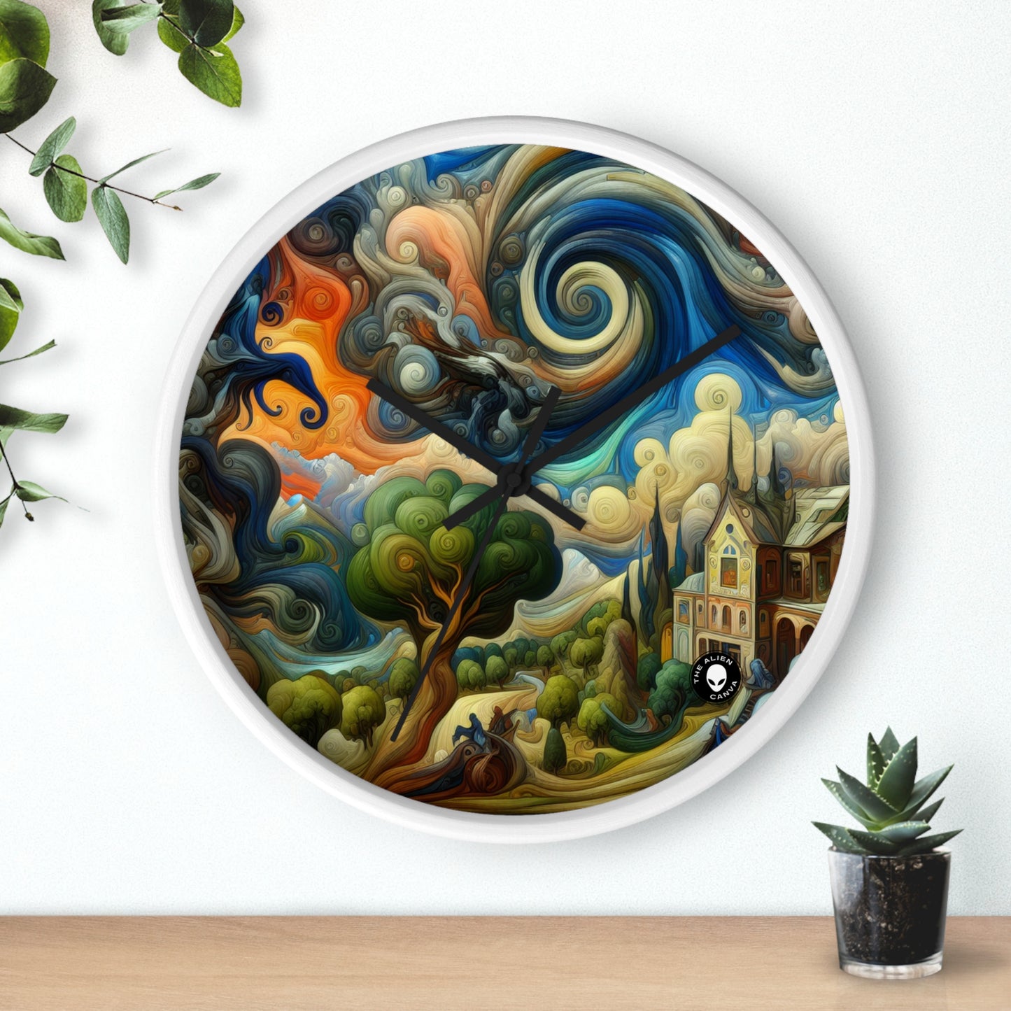 "Fusión de estética: exploración de estilos artísticos en armonía" - The Alien Wall Clock Stules