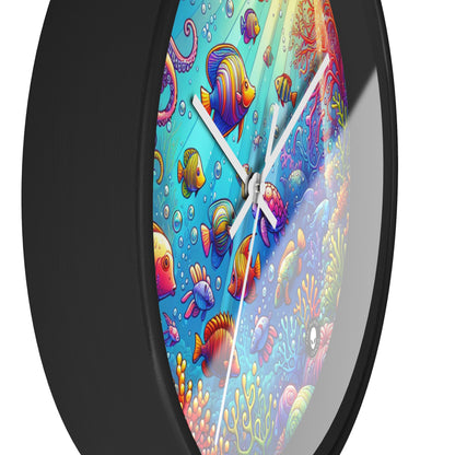 "Seaside Soiree: A Dance Party Under the Sea" - The Alien Wall Clock