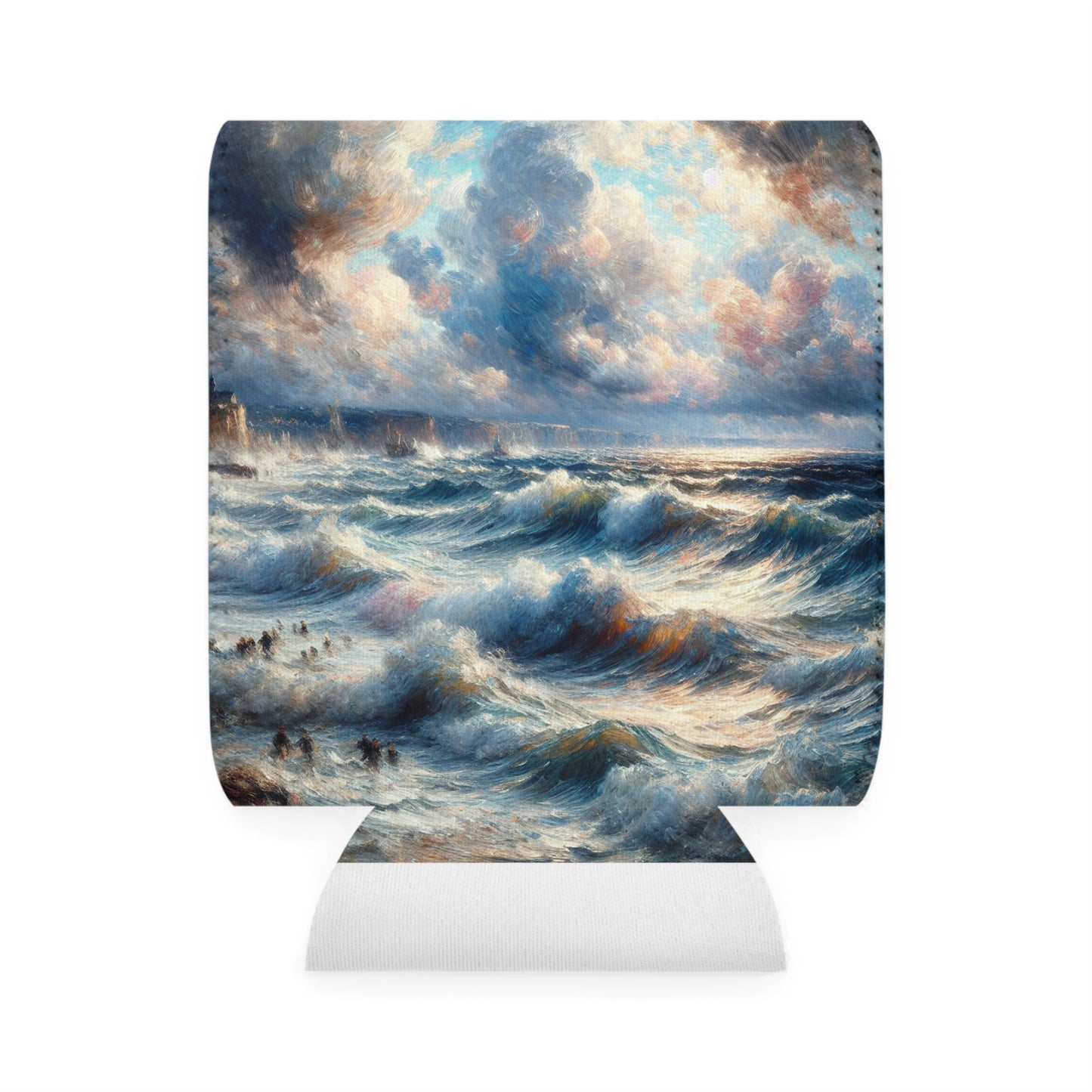 "Storm-Tossed Seas" - The Alien Can Cooler Sleeve Impressionism