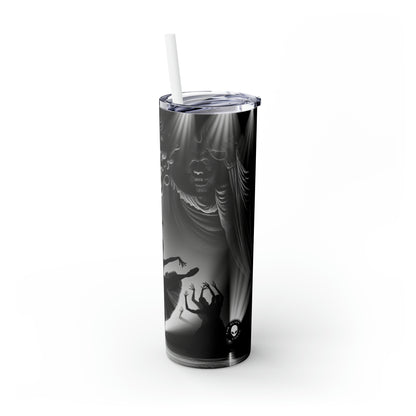 "Danse sous les projecteurs". - The Alien Maars® Skinny Tumbler avec paille 20oz