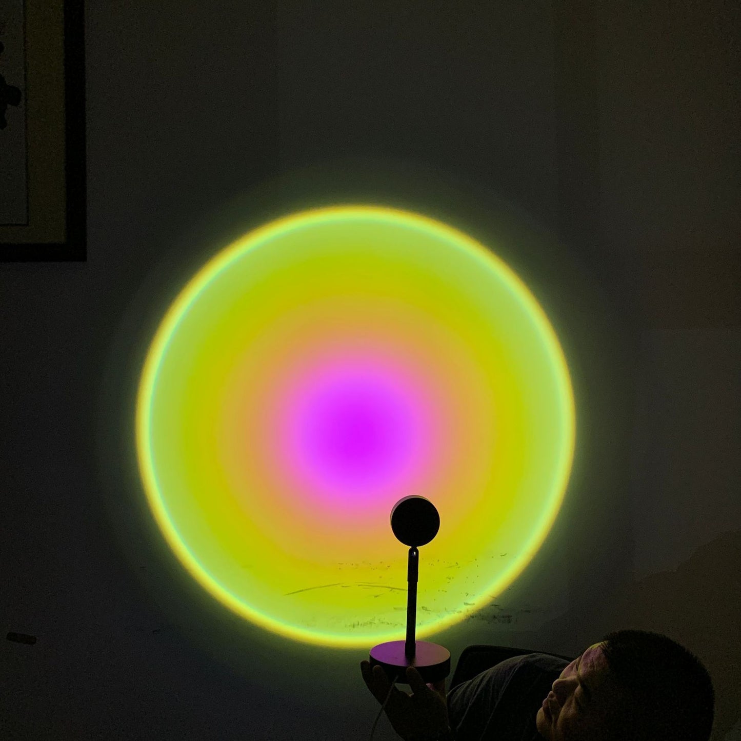 Rainbow Light Sun Projector Lamp Background Wall Decoration