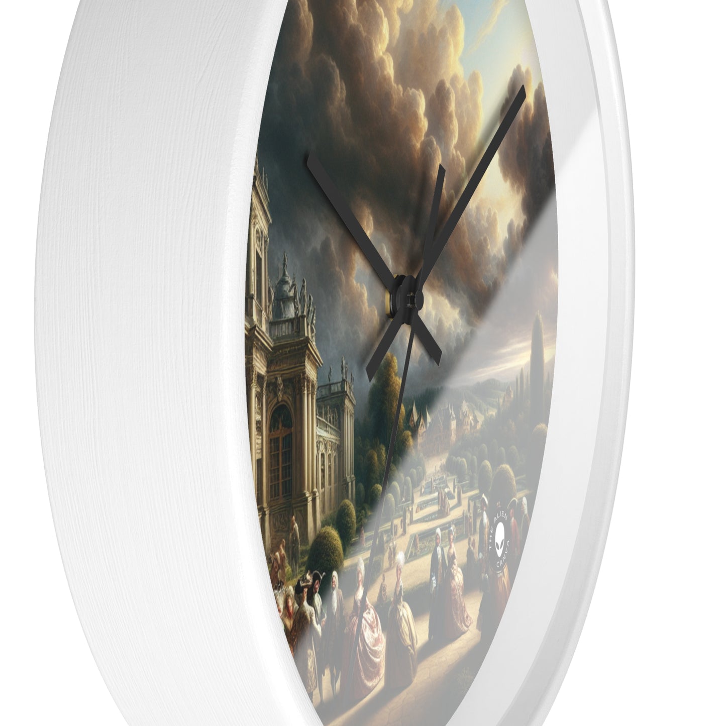 "Royal Banquet in a Baroque Palace" - The Alien Wall Clock Baroque