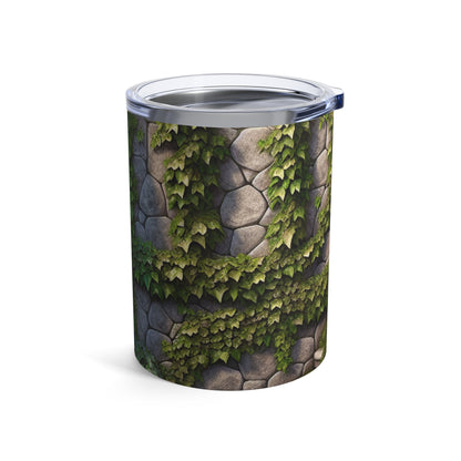 "Trompe-L'oeil Ivy Wall" - The Alien Tumbler 10oz Trompe-l'oeil