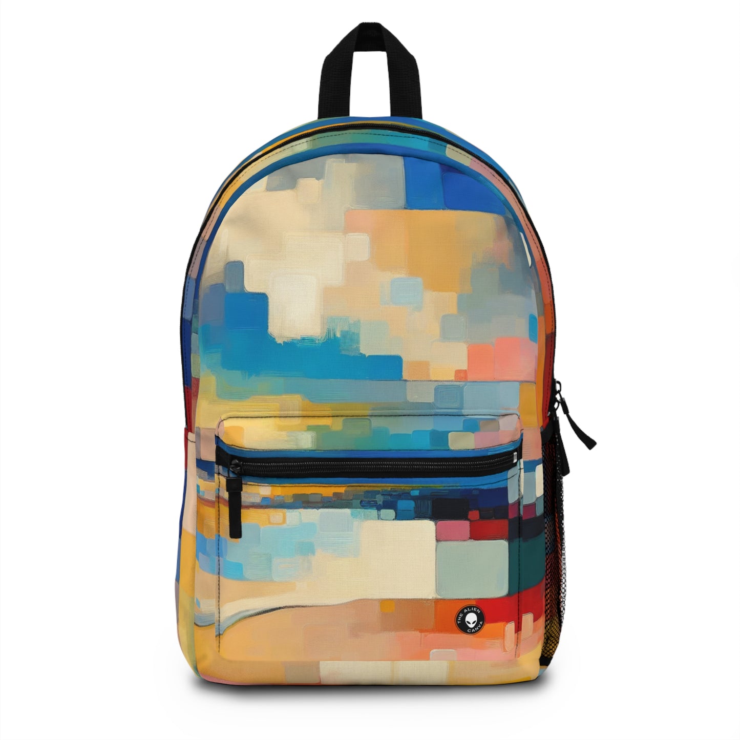 "Sunset Serenity: Soft Pastel Color Field Painting" - The Alien Backpack Color Field Painting