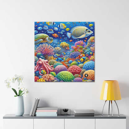 "Tropical Paradise: Underwater Wonderland" - The Alien Canva