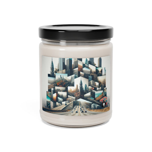 "Enchanted Forest: A Fantasy Montage" - The Alien Scented Soy Candle 9oz Photomontage