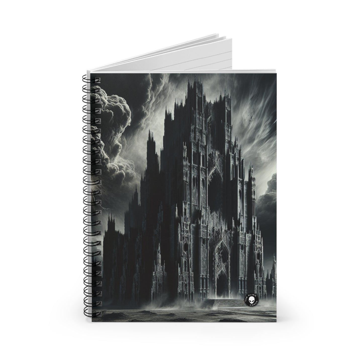 "Sauron's Shadow Tower" - The Alien Spiral Notebook (Ruled Line)