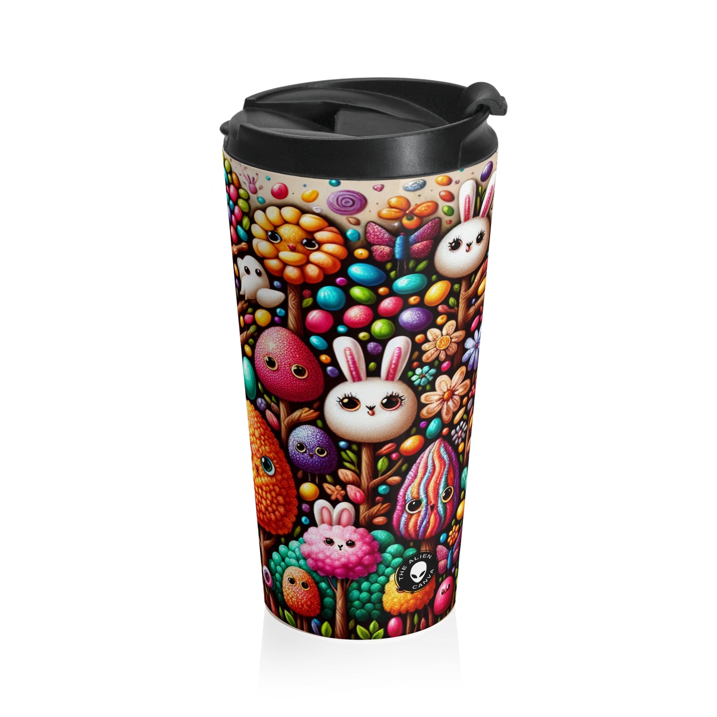 Taza de viaje de acero inoxidable "Jellybean Forest Fantasy" - El extraterrestre