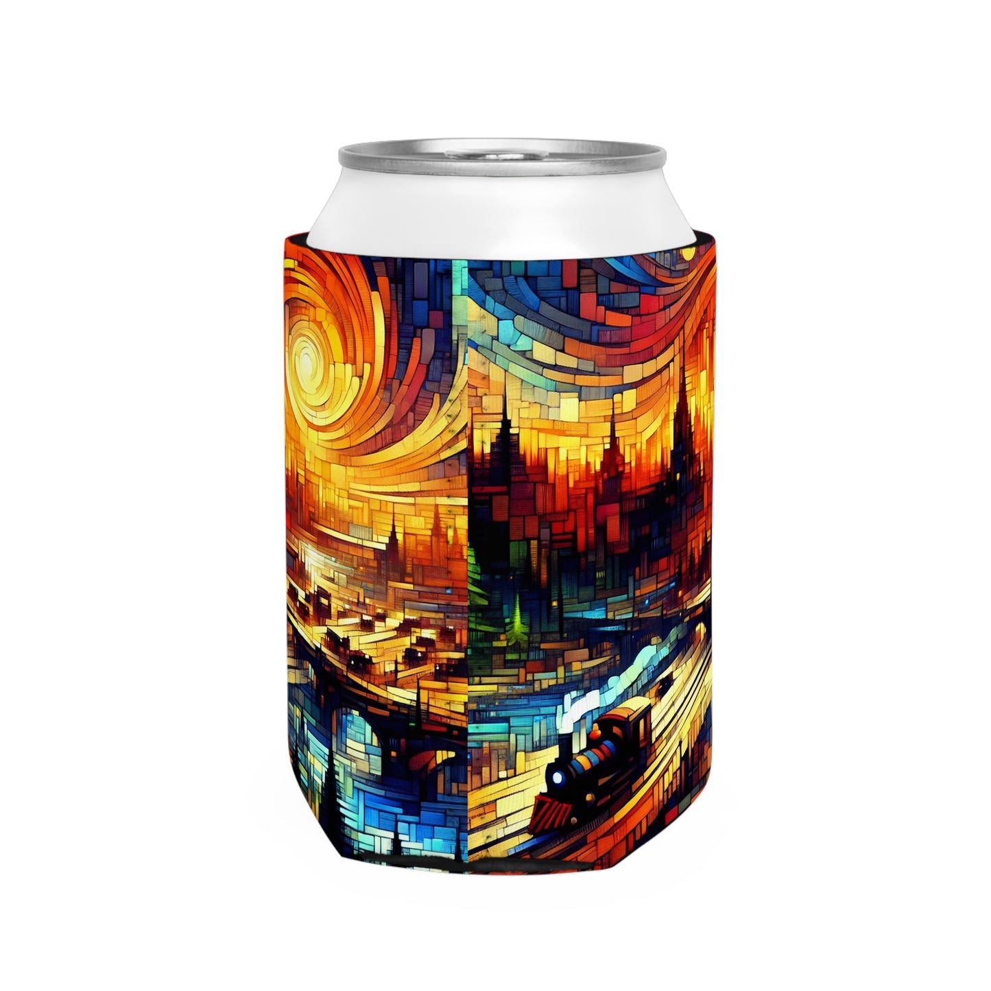 "A World Beyond: An Epic Fantasy Game Landscape" - The Alien Can Cooler Sleeve Video Game Art