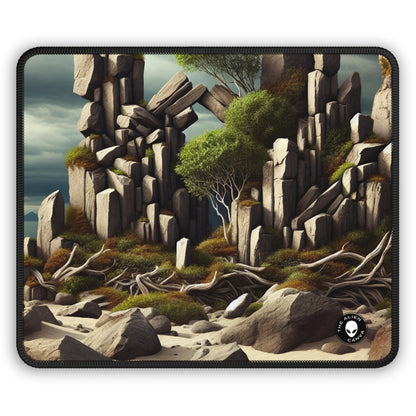 "Spinning Nature's Tapestry : une installation de Land Art à couper le souffle célébrant la beauté complexe des toiles d'araignées" - The Alien Gaming Mouse Pad Land Art