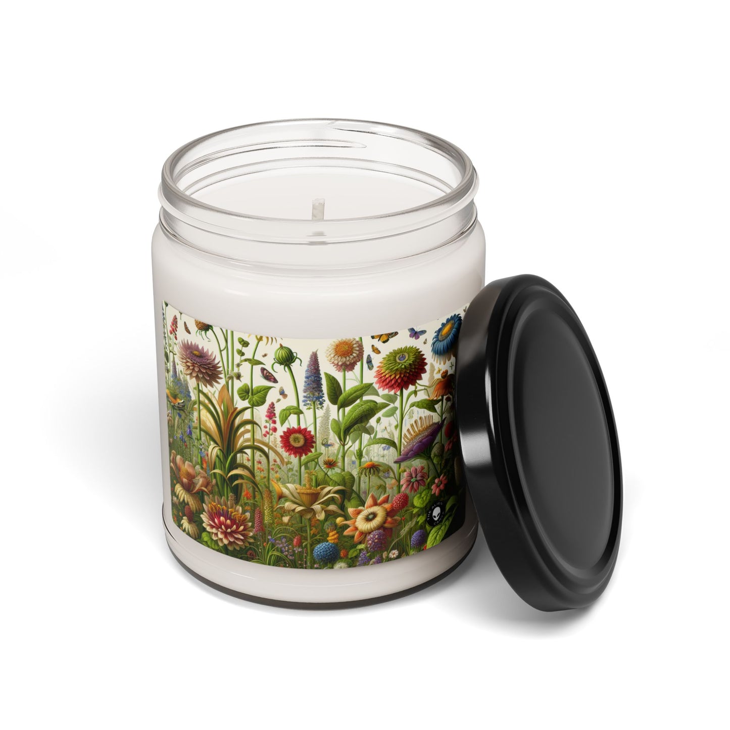 "Enchanted Garden: A Whimsical Scene" - The Alien Scented Soy Candle 9oz