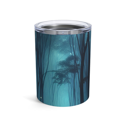 "Guided by Fireflies: A Forest's Secret Lightshow" - The Alien Tumbler 10oz