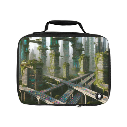 "Futuristic Utopia: Nature and Technology in Harmony"- The Alien Lunch Bag