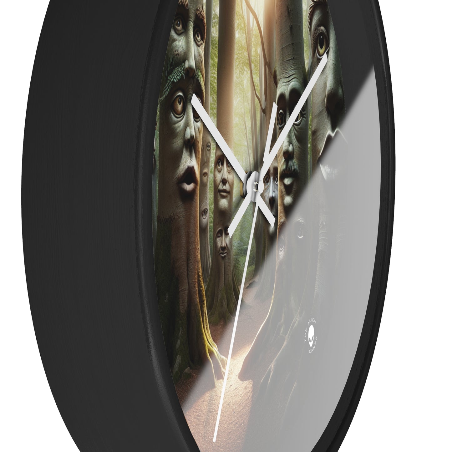 "Whispering Woods: Secrets of the Enchanted Forest" - The Alien Wall Clock