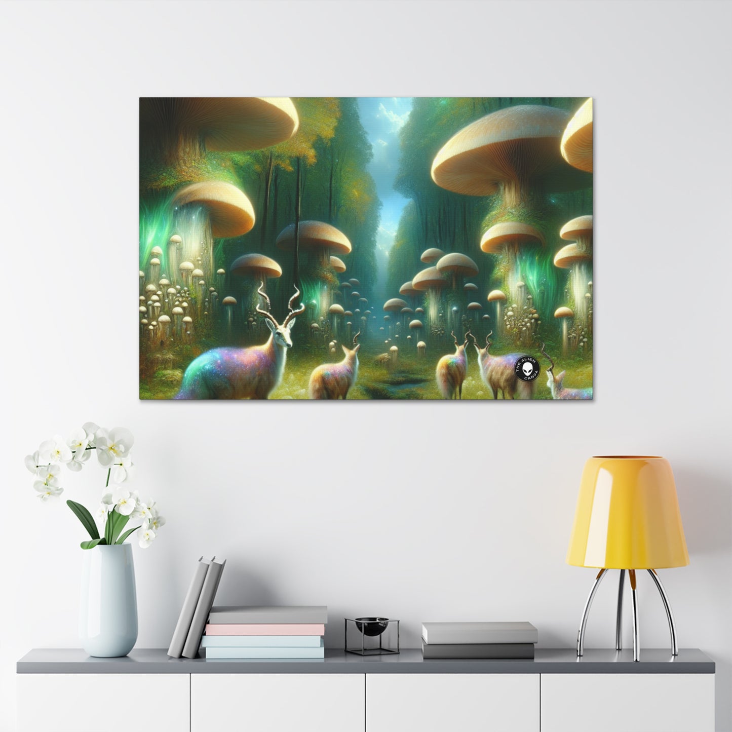 « Mystical Mushroom Grove » - La Toile Alien