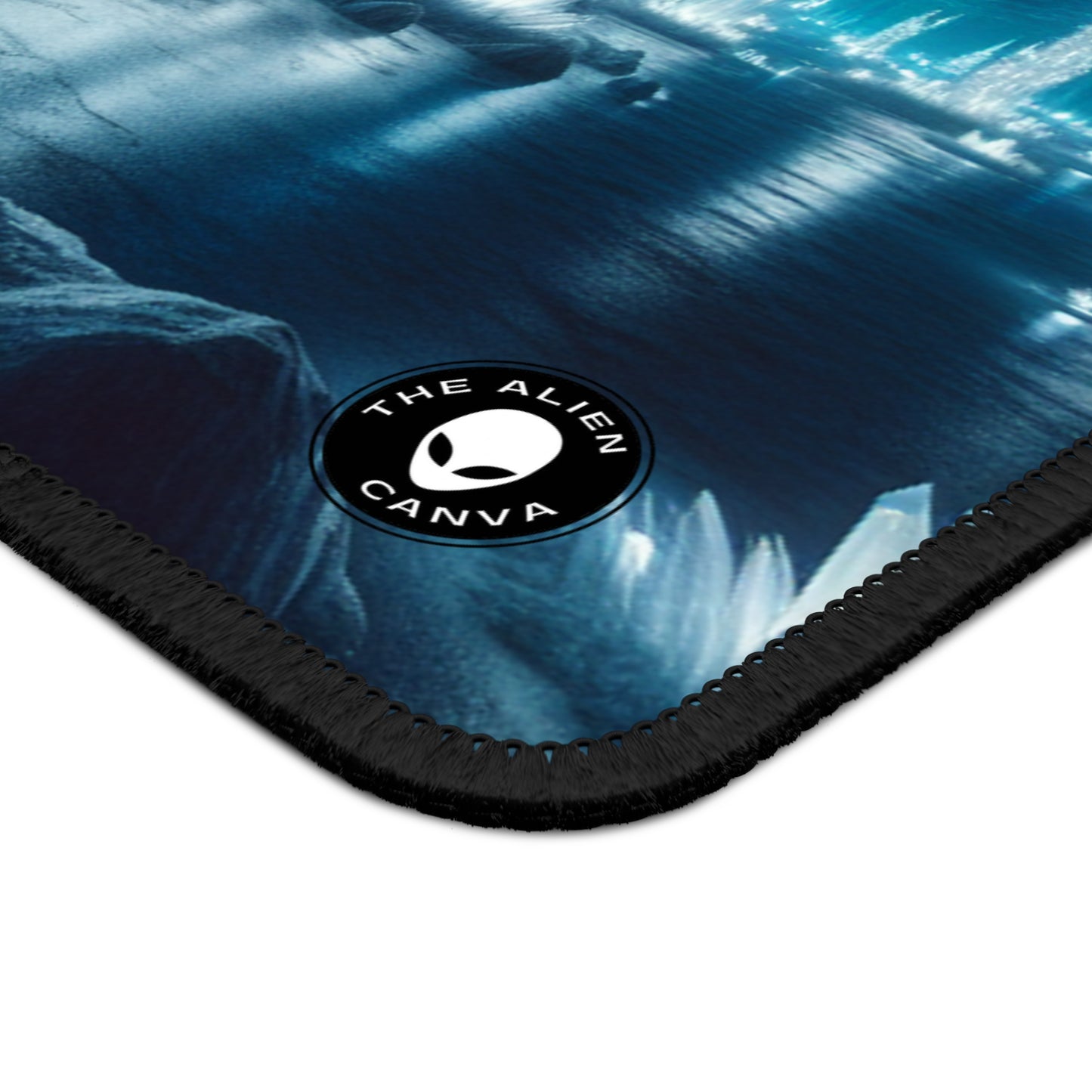 "Crystal Grove: Starlit Reflections" - The Alien Gaming Mouse Pad