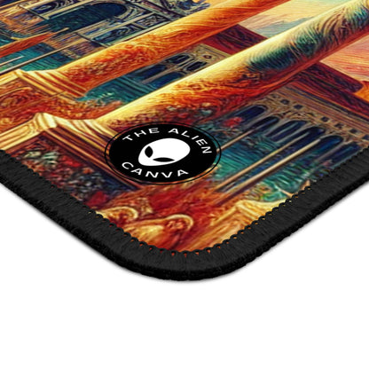 Venetian Dreams: A Fantastical Twist on the Famous Canals - The Alien Gaming Mouse Pad Venetian School