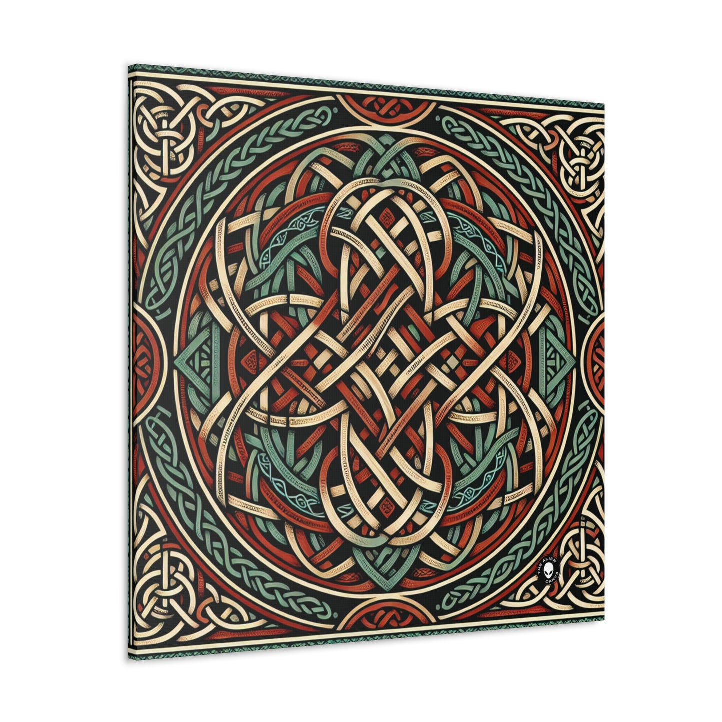 "Majestic Celtic Vision : une œuvre d'art fascinante inspirée des falaises de Moher" - The Alien Canva Celtic Art