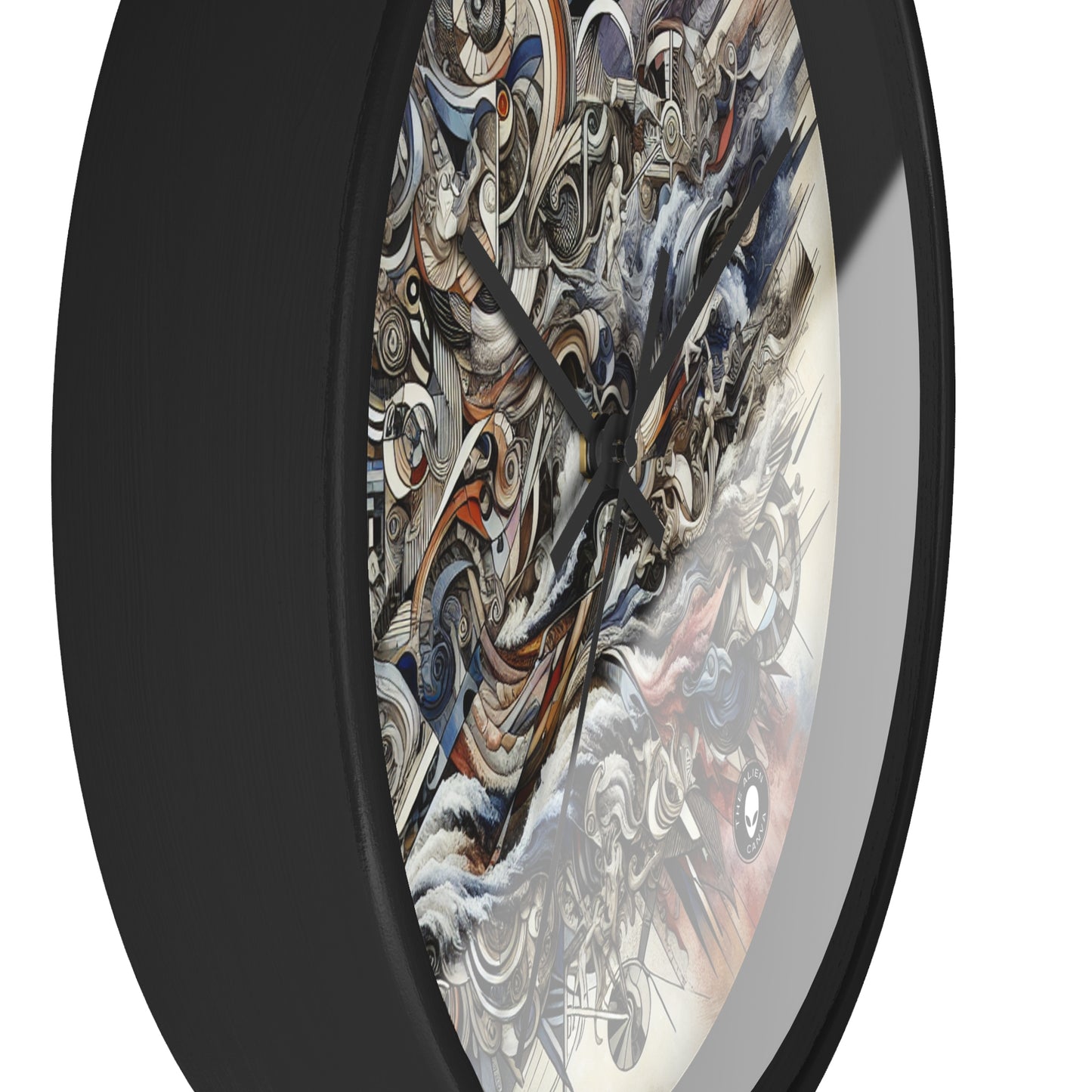 Title: "Challenging Taboos: Beyond Boundaries in Transgressive Art" - The Alien Wall Clock Transgressive Art