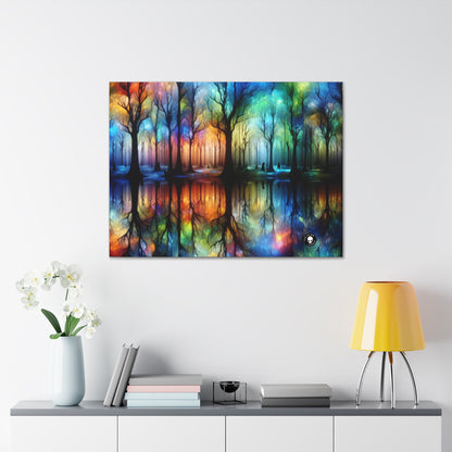 "Enchanted Rainbow Woods" - The Alien Canva