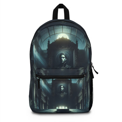 "Moonlight Shadow: A Gothic Portrait" - La mochila alienígena estilo arte gótico