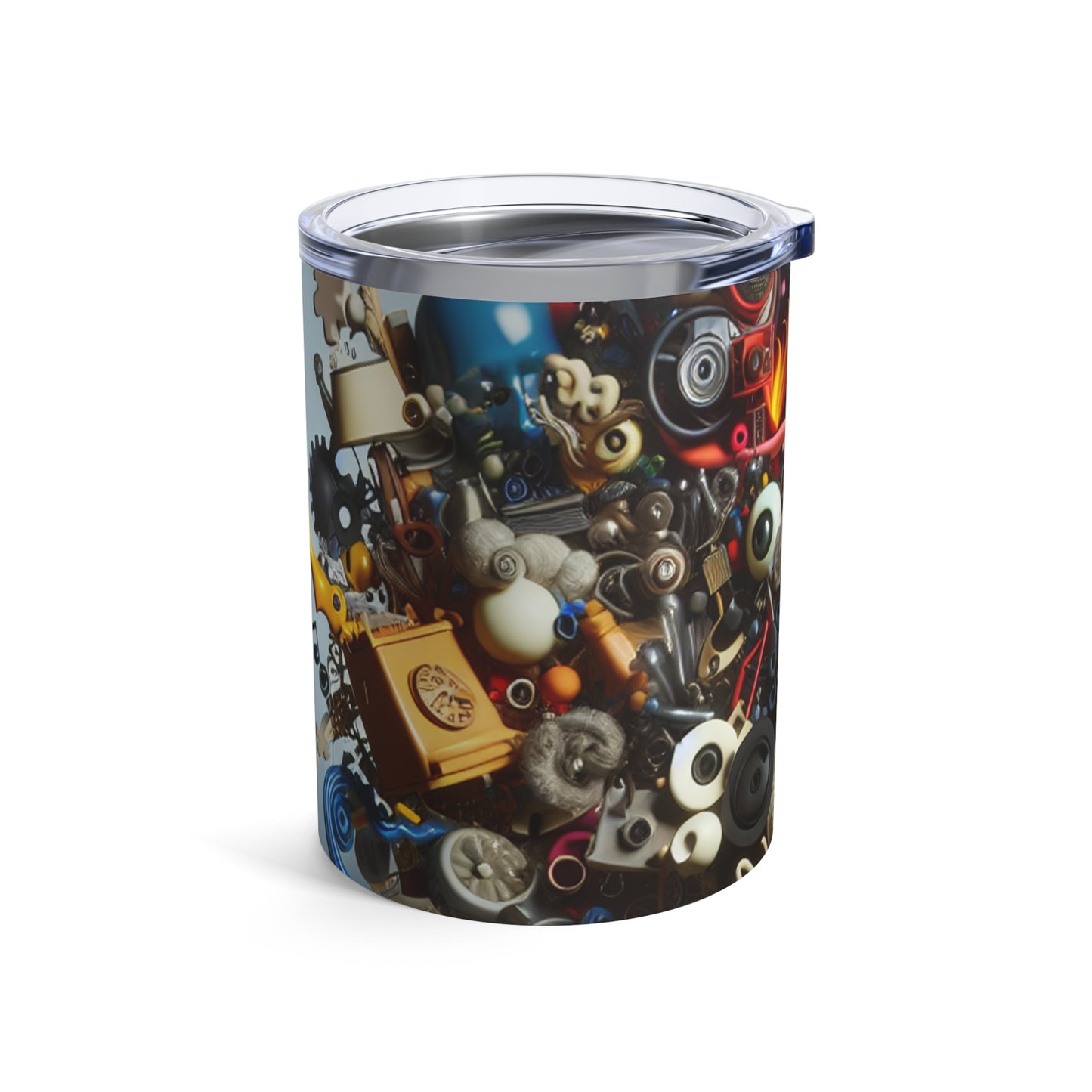 "Surreal Fusion: Crafting a Visual Poem" - The Alien Tumbler 10oz Dadaism