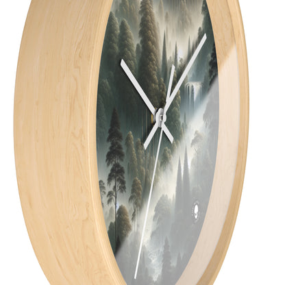 "Misty Forest Retreat" - The Alien Wall Clock