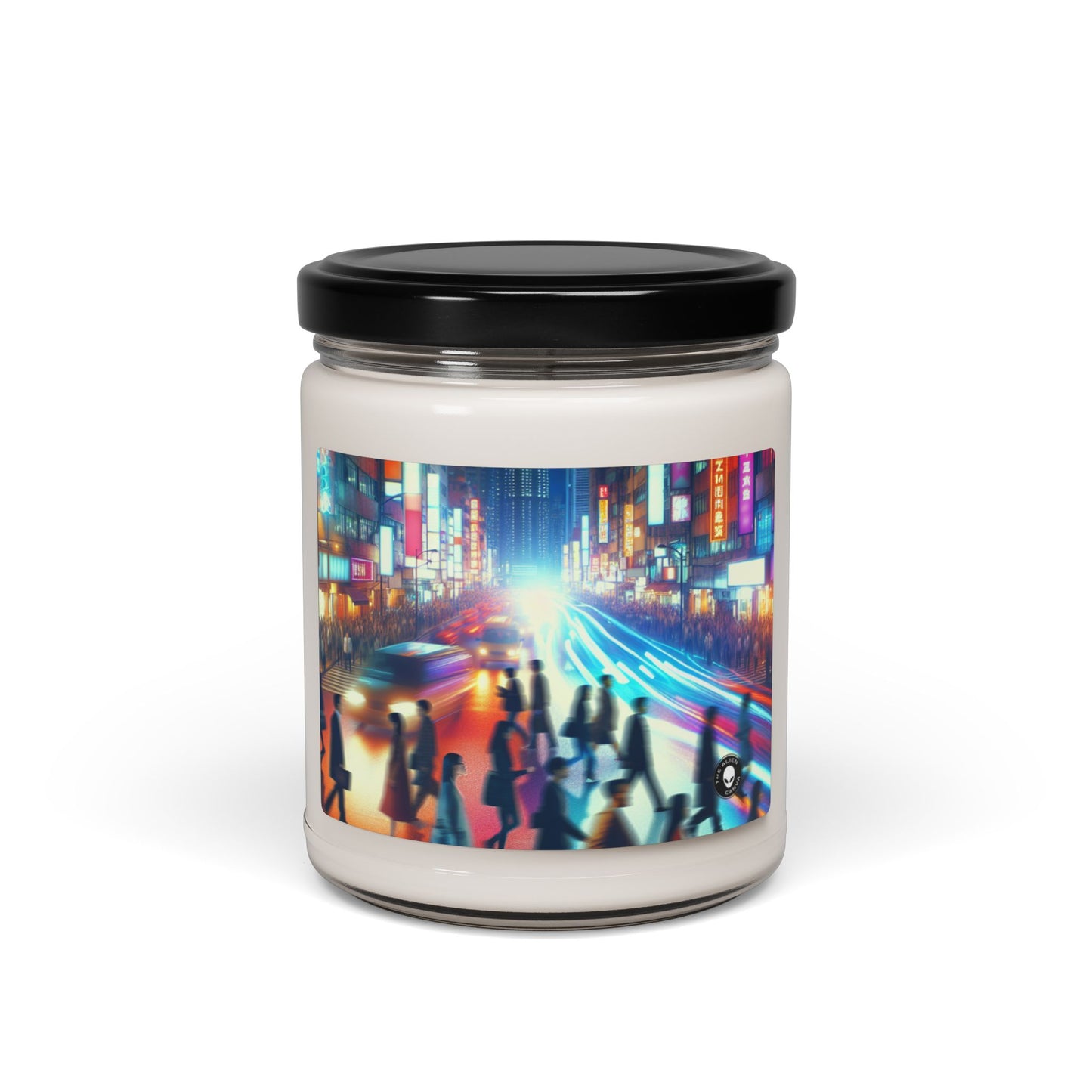 "Neon Night Street" - The Alien Scented Soy Candle 9oz