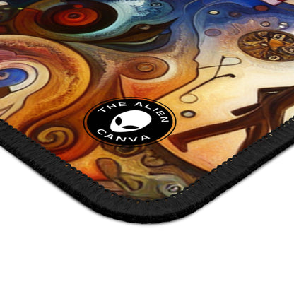 "Eternal Bloom and Fleeting Time" - The Alien Gaming Mouse Pad Symbolism