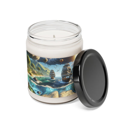 "Virtual Reality Odyssey: An Immersive 3D Art Experience" - The Alien Scented Soy Candle 9oz Virtual Reality Art Style