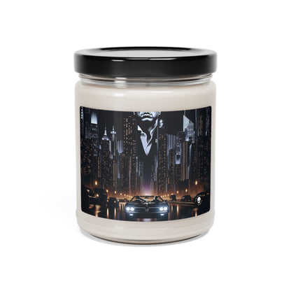 "Le monde est à moi : A City Drive" - ​​La bougie de soja parfumée Alien 9oz