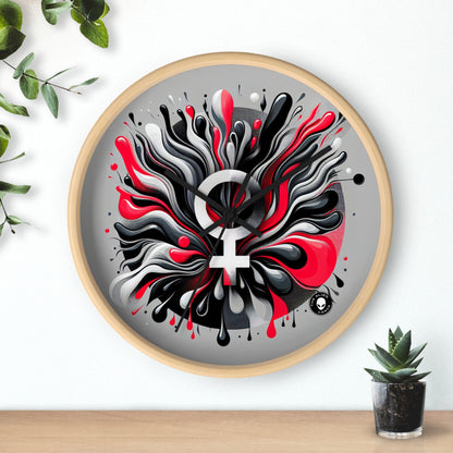 "Borders Broken: A Provocative Journey into Transgressive Art" - The Alien Wall Clock Transgressive Art