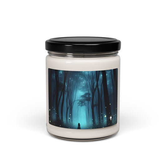 "Guided by Fireflies: A Forest's Secret Lightshow" - The Alien Scented Soy Candle 9oz