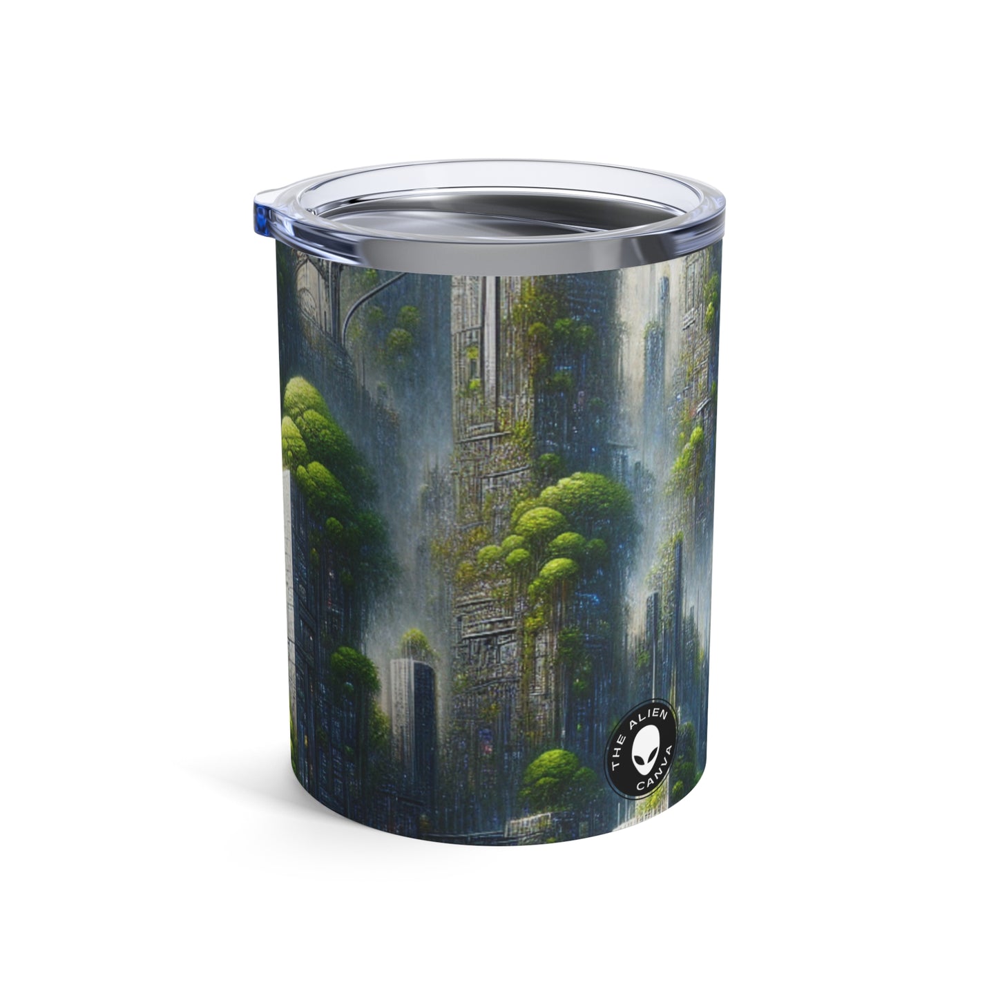 "Biodome Cityscape" - The Alien Tumbler 10oz