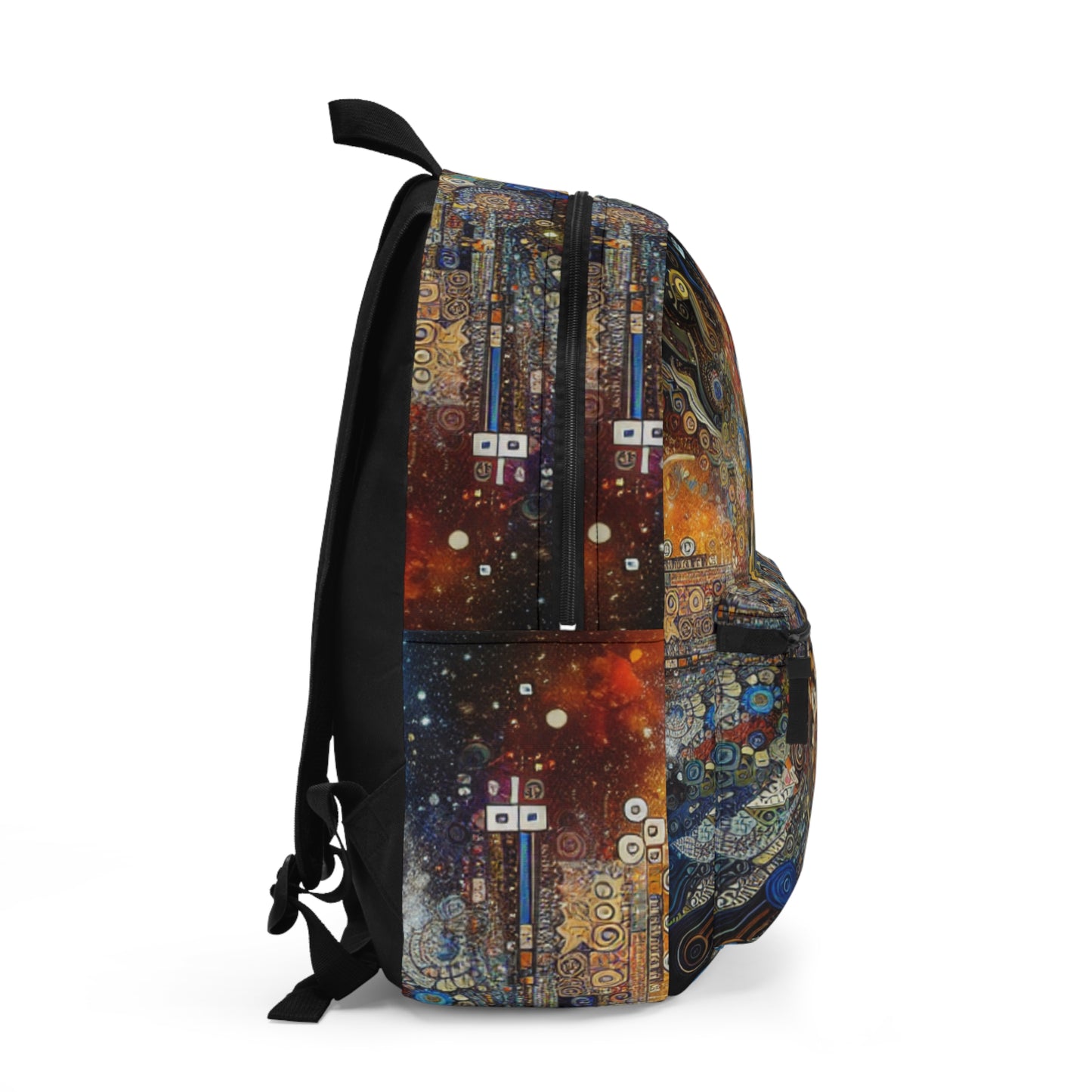 "Starry Night Body Art: Vivid Colors and Swirling Strokes" - The Alien Backpack Body Art