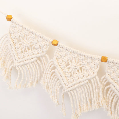 Tassel woven home wall decoration