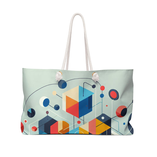"Collaborative Utopia: A Mural of Hope and Harmony" - The Alien Weekender Bag Relational Art