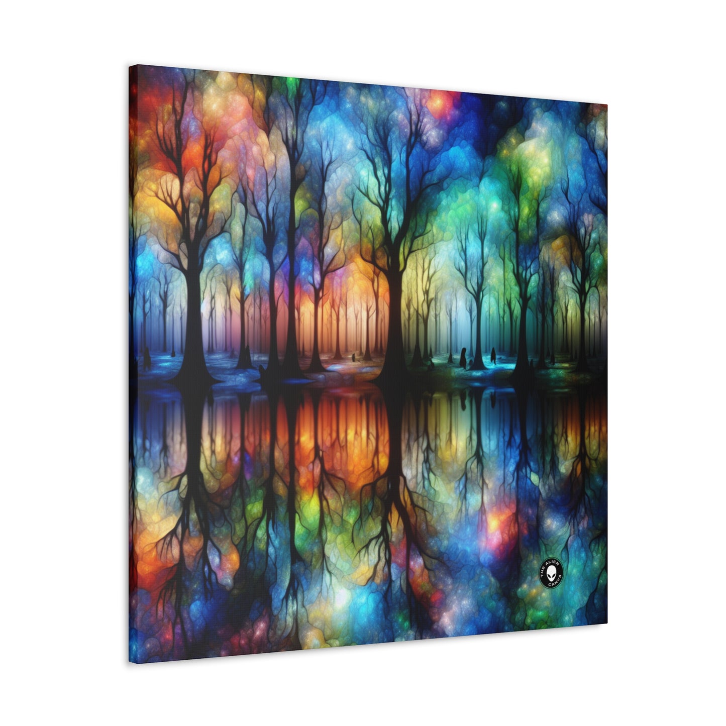 "Enchanted Rainbow Woods" - The Alien Canva