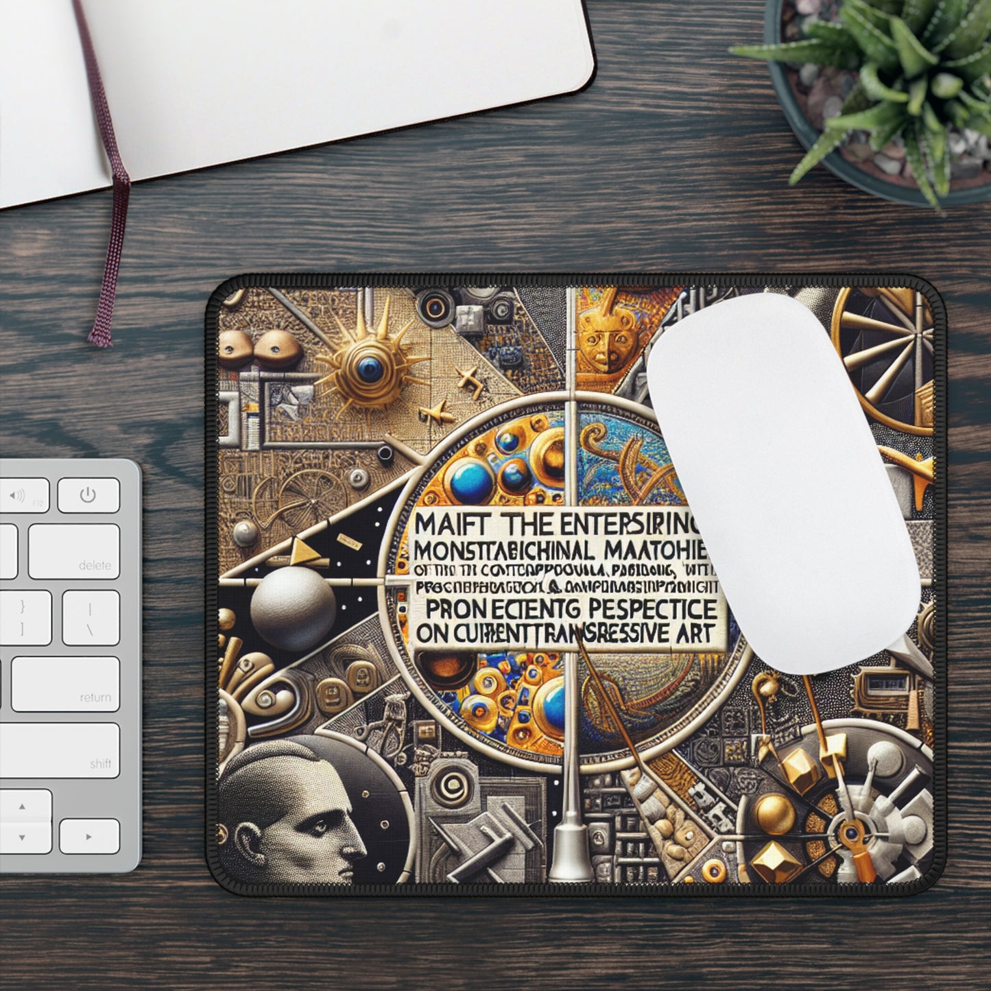 "Arte transgresivo: desafiando normas y expectativas" - The Alien Gaming Mouse Pad Estilo de arte transgresivo