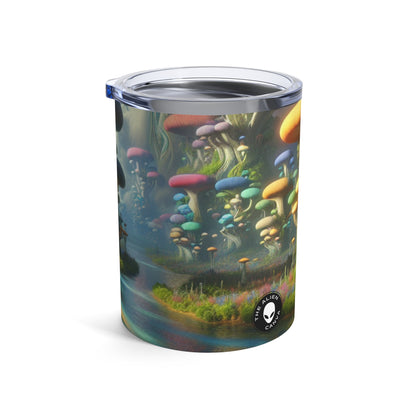 "El país de las maravillas de los hongos místicos": vaso extraterrestre de 10 oz