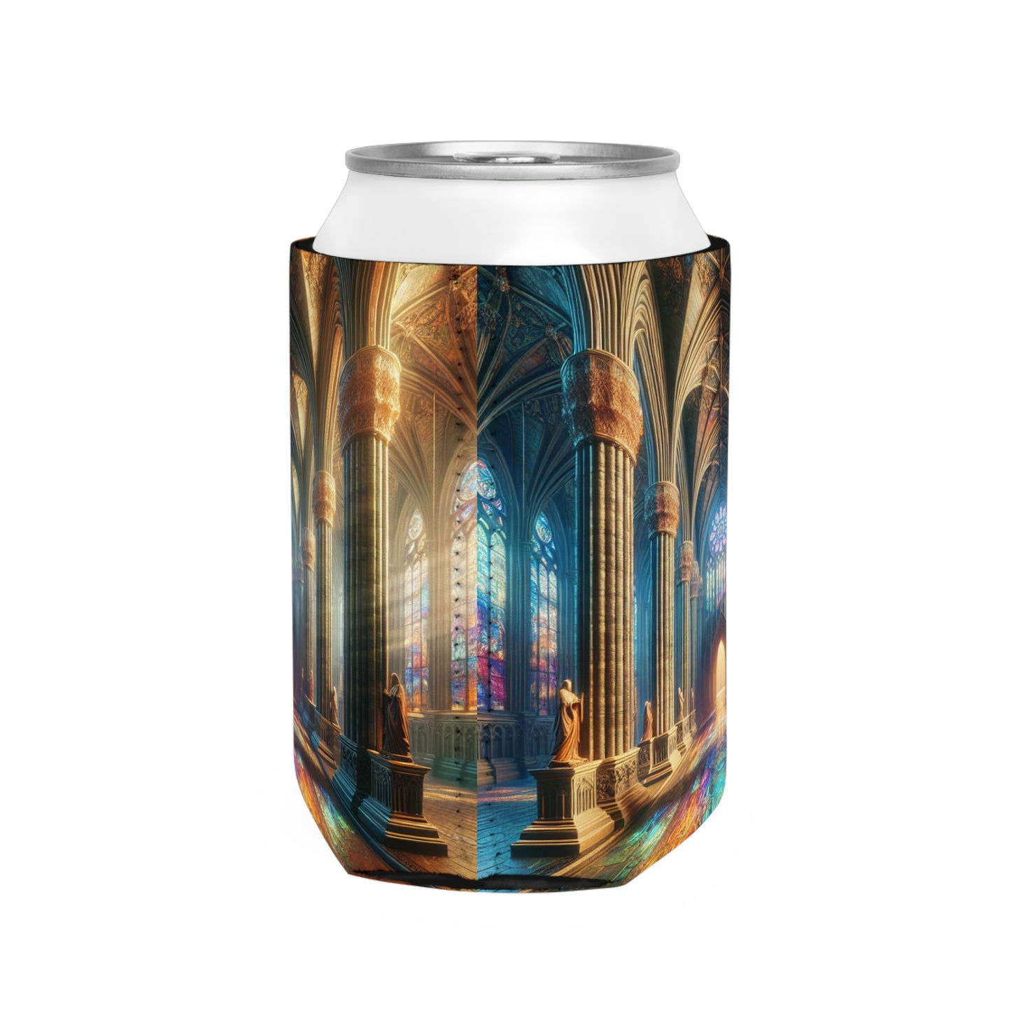 Shadows of the Gothic Cathedral - The Alien Can Cooler Sleeve Gothic Art